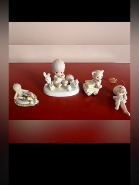 Precious Moment Porcelain Figurine Bundle. Price for All. Heaven Bless You-more